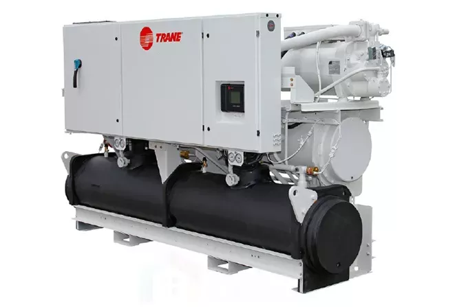 Air-cooled chiller Trane RTWD/RTUD80HE with scroll compressor without condenser with water cooling